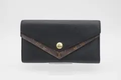 LOUIS VUITTON 二つ折り長財布 ポルトフォイユ ドゥブル V AB