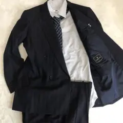 LANVIN（ランバン） スーツ ネイビー ダブル L〜XL相当