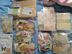 【美品•断捨離】コラージュ素材 ステッカーセット