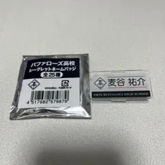 オリックス バファローズ高校 シークレットネームバッジ 麦谷祐介