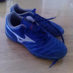 Mizuno サッカーシューズ 青　トレーニングシューズ　21.5cm