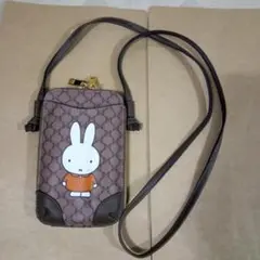 ミッフィー イラスト スマホショルダーバッグ