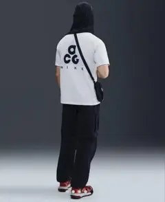 【新品未使用】NIKE ナイキ　ACG Tシャツ　半袖　刺繍　白　バッグプリント