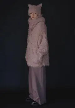 LAD MUSICIAN 24AW Over pants PINK GRAY