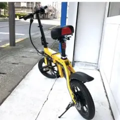 【超特価】未使用 電動自転車 軽量 ハイスペック イエロー 液晶 キーレス