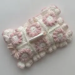 ティッシュカバー　ハンドメイド　編み物