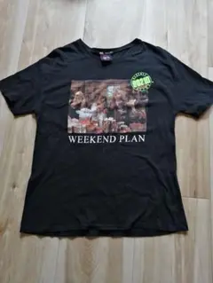 ビバリーヒルズ 海外 ドラマ ZARA Tシャツ Mサイズ 黒 古着