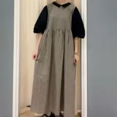 サマンサモスモス 前後着ノースリワンピース