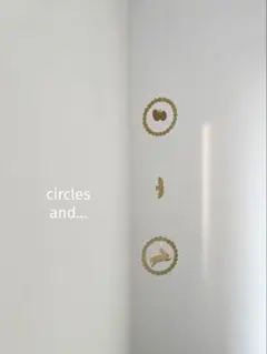 circles and ...ちょうちょ、鳥、うさぎ