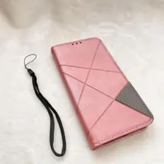 ♪iPhone 15 plus 手帳型 iPhone カード収納 ピンク