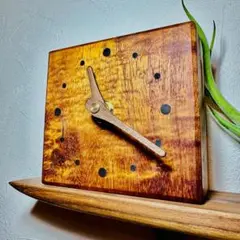 ハンドメイド ハワイアンコアウッド 置き時計 watch-04-main.jpg