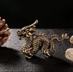 龍 置物 真鍮 ブロンズ 金運 龍神 縁起物 開運 ドラゴン 風水 新品未使用