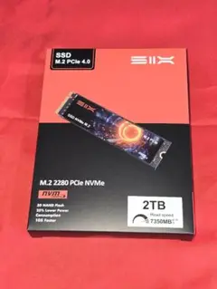 SIX X7400 2TB SDD M.2 PCIe4.0 【箱に難あり】
