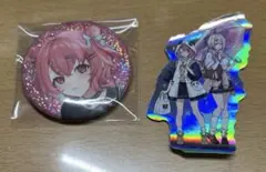 笹木咲 缶バッジ マツキヨココカラ ステッカー さくゆい