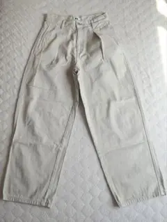 UNIQLO U デニムタックパンツ(24/31 BEIGE)