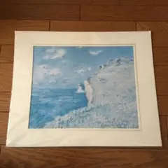 クロード・モネ フェカンの断崖　65.0×81.5cm