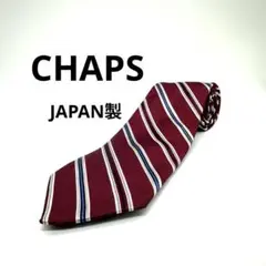 ストライプ 90s チャップス CHAPS ネクタイ 日本 シルク 572414