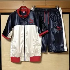 【Lサイズ】PUMA ジャージ セットアップ 半袖 ハーフパンツ プーマ