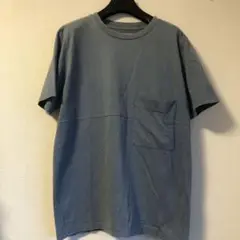UMIT BENAN ウミットベナン　ポケットTシャツブルーグレーMサイズ