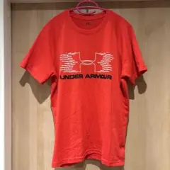 極美品UNDER ARMOUR レッド Tシャツ MDサイズ