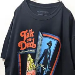 ポルターガイスト2 トークトゥザデッド デカロゴ Tシャツブラック黒XL古着