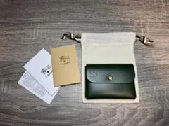 IL BISONTE イルビゾンテ　カードケース　グリーン