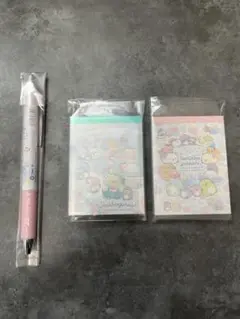 すみっコぐらし ボールペンとメモ帳セット