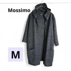 【美品】MOSSIMO サマーカーディガン M グレー フード付 前開き