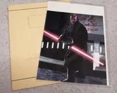 SW ダースモール　直筆サイン入り写真　初期スターウォーズ貴重品　レア スターウォーズ 直筆サイン ダースモール レイ・パーク氏の通販
