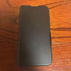 iPhone15用フリップケース 黒