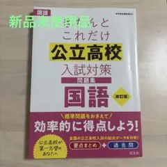 きちんとこれだけ公立高校入試対策問題集国語