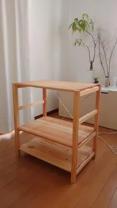 無印　パイン材ユニットシェルフ