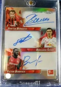 【世界25枚限定】topps ベルバトフ シェシュコ ボニフェイス直筆サイン