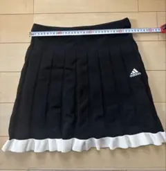 adidas レディース プリーツスカート J/M ブラック