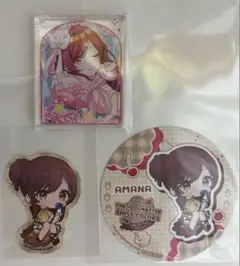 大崎甘奈　アニメイトカフェ　コロッタ　ステッカー　コースター　シャニマス