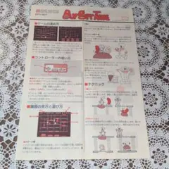 【中古品】ディスクシステム用　Burger Time 書き換え用説明書のみ