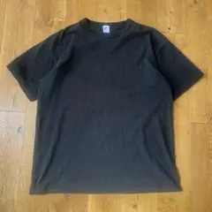 90s Russell ブラック tシャツ 無地 希少