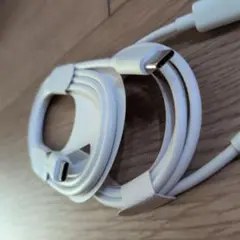 USB-Cケーブル 2本セット 約1m ホワイト