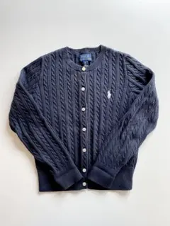 POLO RALPH LAUREN カーディガン ネイビー 7歳