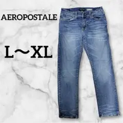 AEROPOSTALE 【L～XL】スリムストレートデニム 30/30ストレッチ