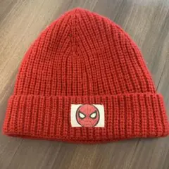 スパイダーマン ニット帽 赤