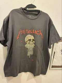 フェード感　METALLICA 復刻オフィシャルt XL メタリカ　TEE 墨黒