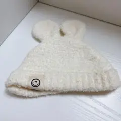 ぬいぐるみ用 15cm 20cm ウサギ耳付きフワフワ帽子