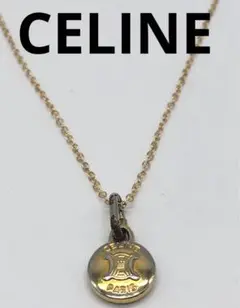 CELINE ブランド ゴールド ネックレス トリオンフ メンズ レディース