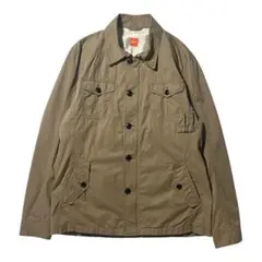 希少 HUGO BOSS ミリタリー ワーク カバーオールジャケット 緑 カーキ 希少 HUGO BOSS ミリタリー ワーク カバーオールジャケット 緑