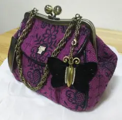 年末セール♪ANNA SUI ガマ口 2way バッグ