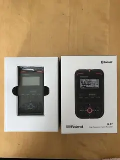 【新品未使用】Roland レコーダー R-07-BK ブラック ローランド、シンプル操作のオーディオ・レコーダー「R-07