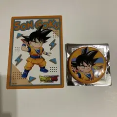 《新品》ドラゴンボールDAIMA 孫悟空　クリアカード＆缶バッジ　ドンキコラボ