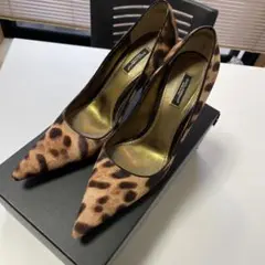 値下げ。ドルチェ&ガッバーナ 豹柄パンプス