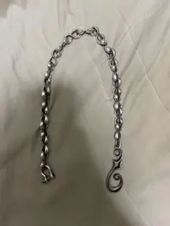 金属製ウォレットチェーン 装飾的フック付き